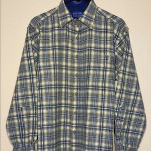 Pendleton Wool Plaid Flannel Button Down